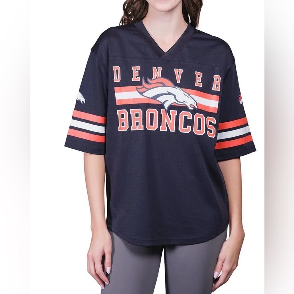 NFL Ultra Game Soft Mesh Vintage Gameday Shirt Navy Large NWT IN PACKAGE